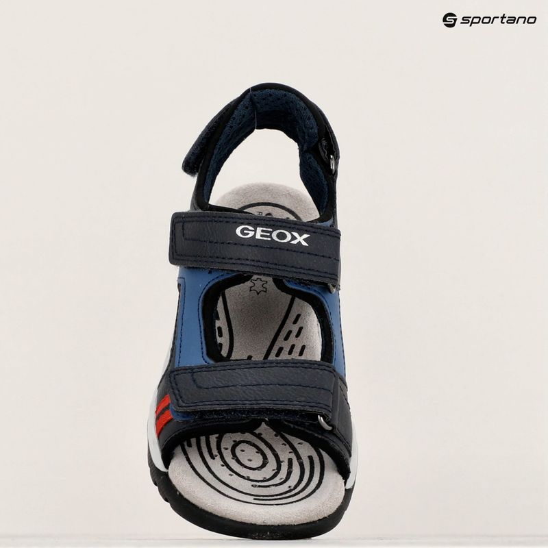 Geox Borealis sandali junior blu oceano/rosso 16