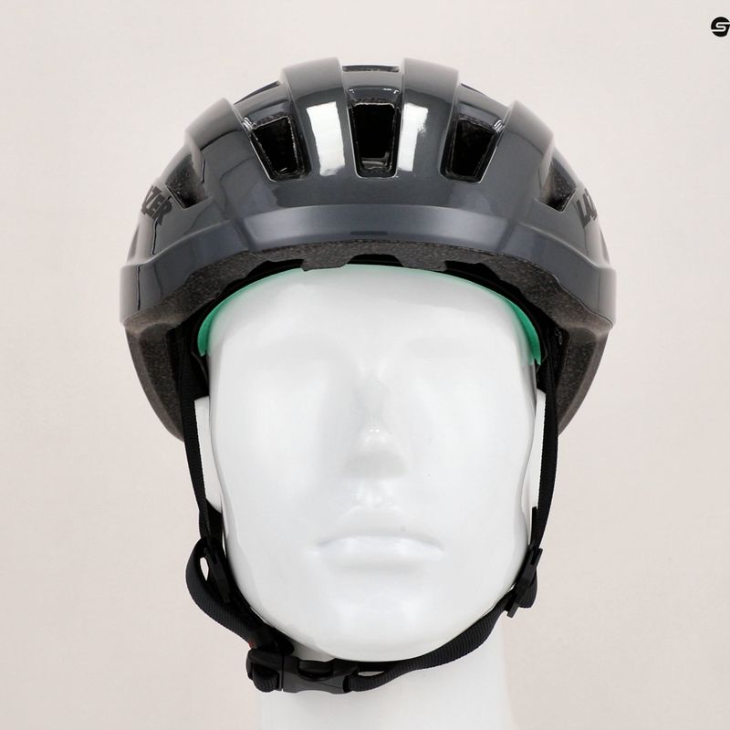 Casco da bicicletta Lazer Tempo KinetiCore titanium 8