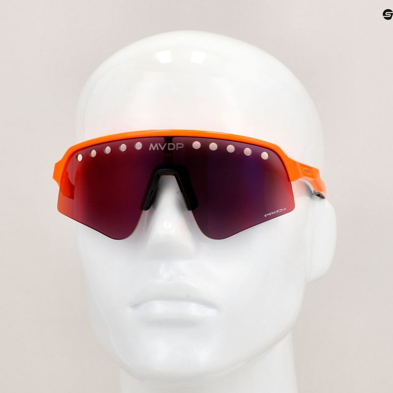 Occhiali da sole Oakley Sutro Lite Sweep Mathieu Van Der Poel arancio sparkle/prizm road 6