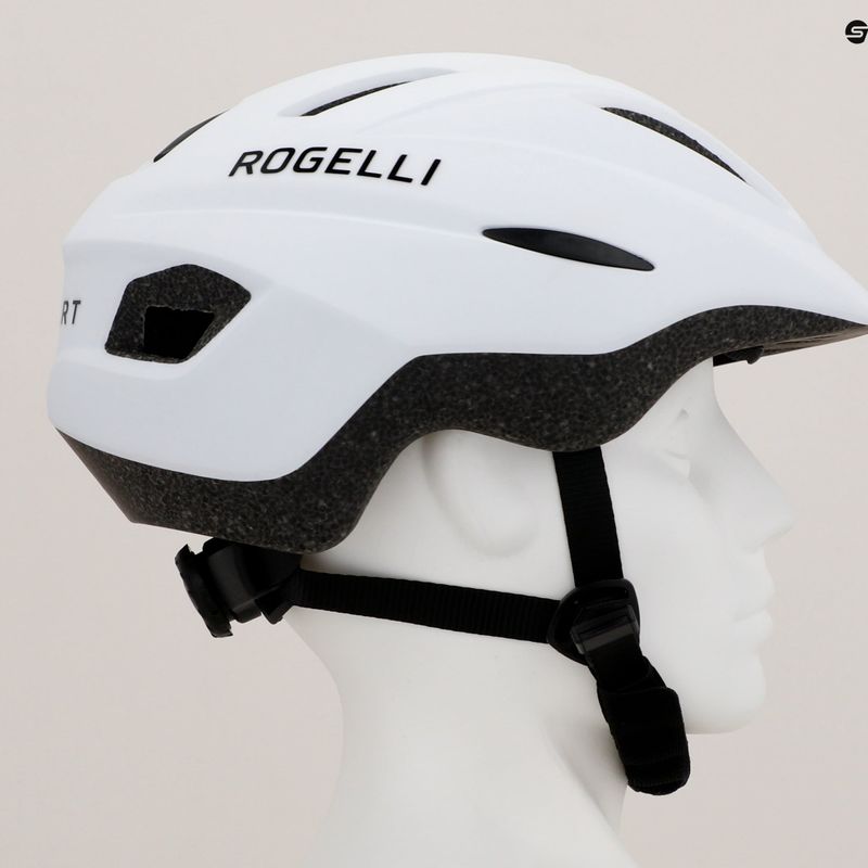 Casco da bici Rogelli Start per bambini bianco/nero 9