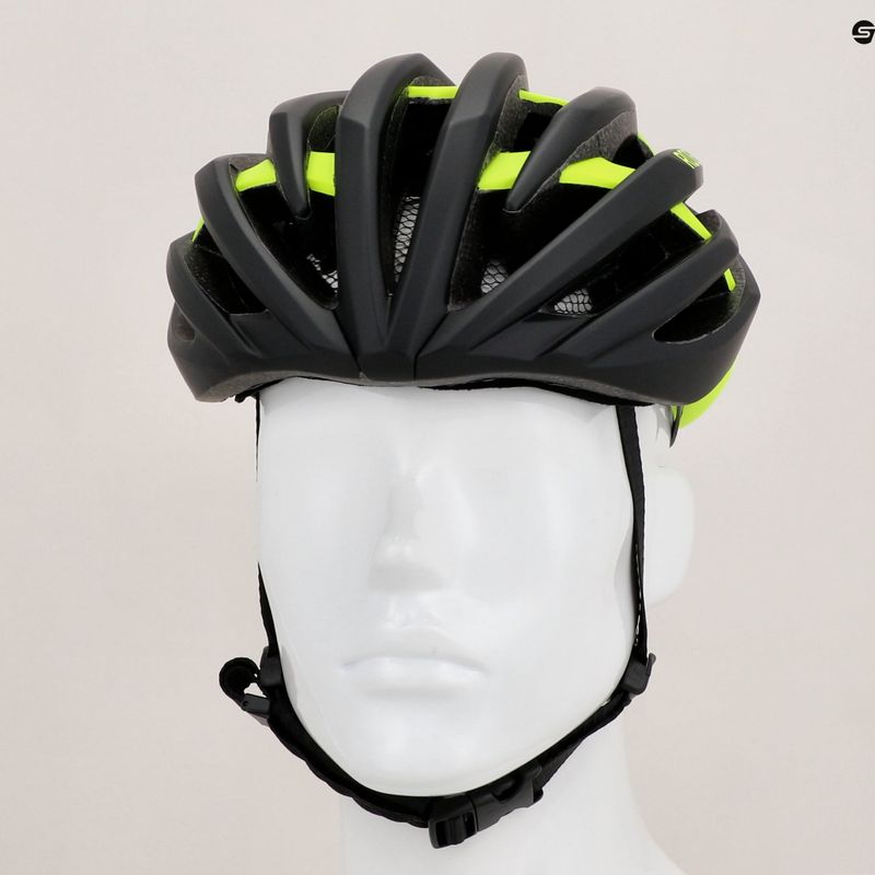 Casco da bici Rogelli Tecta nero/fluor 19