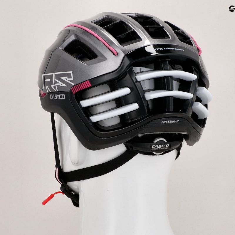 CASCO Speedairo 2 casco da bicicletta antracite fucsia 9