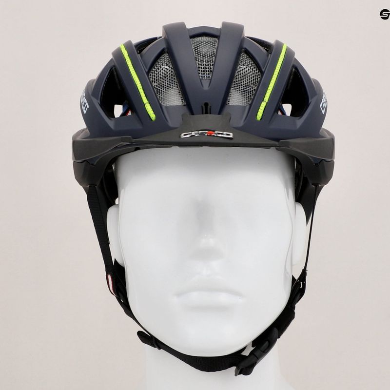 CASCO casco da bici Cuda 2 blu/giallo neon opaco 9