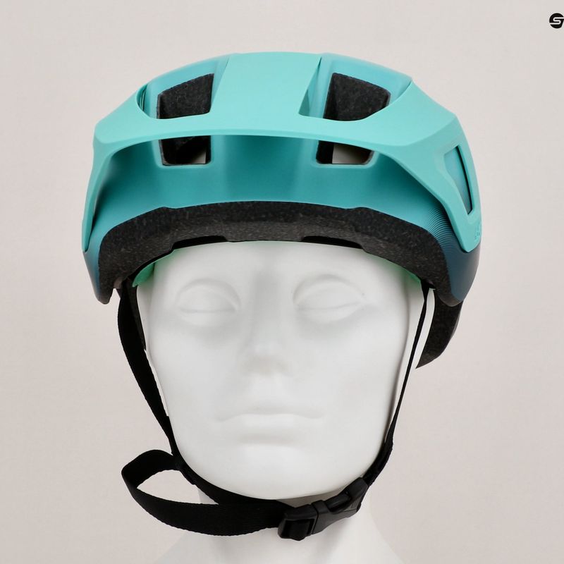 Casco da bicicletta per bambini Lazer Finch KinetiCore verde acqua opaco 12