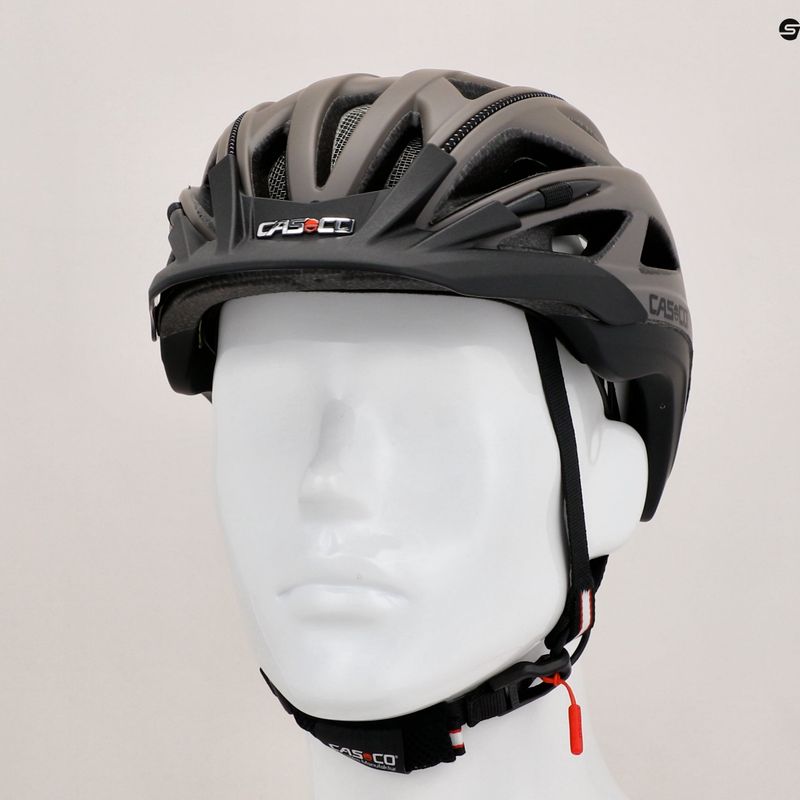 CASCO Activ 2 casco da bicicletta grigio caldo/nero opaco 9