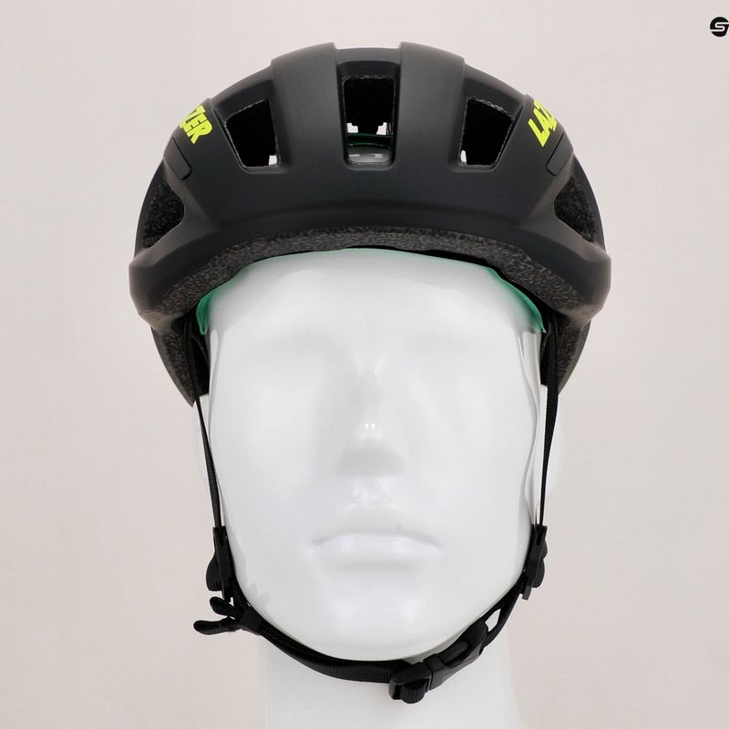 Casco da bicicletta Lazer Tonic KinetiCore giallo flash/nero opaco 9