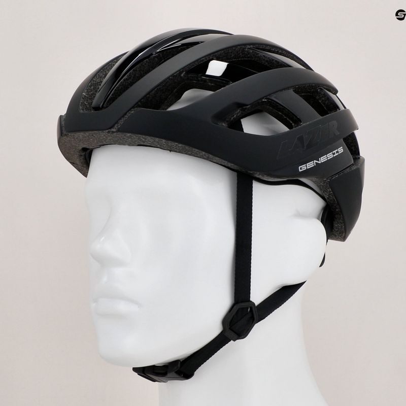 Casco da bicicletta Lazer Genesis nero opaco 9