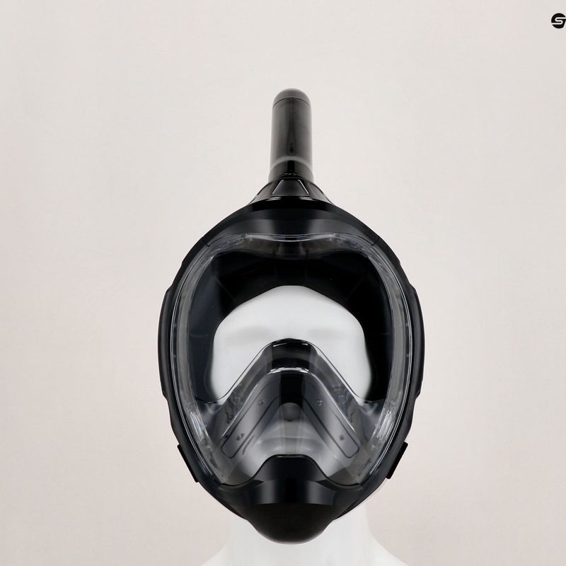Maschera integrale per lo snorkeling AQUASTIC KAI nero 15
