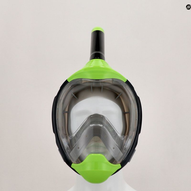 Maschera integrale per snorkeling AQUASTIC KAI verde 11