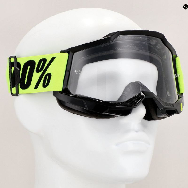 Occhiali da ciclismo 100% Accuri 2 giallo neon/chiaro 7