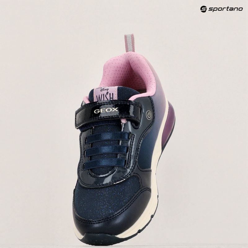 Geox Spaceclub navy/lavanda scarpe junior 18