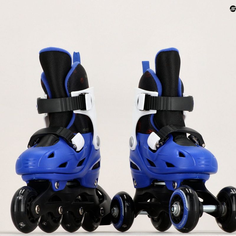 HUMBAKA Starjet LED pattini a rotelle per bambini 3in1 blu 33