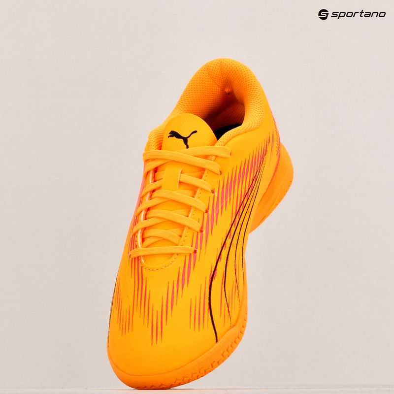 PUMA Ultra Play TT Jr scarpe da calcio per bambini sunset glow/puma nero/sun stream 9