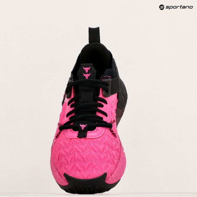 Under Armour Project Rock 6 scarpe da allenamento da donna astro rosa/nero/astro rosa 15