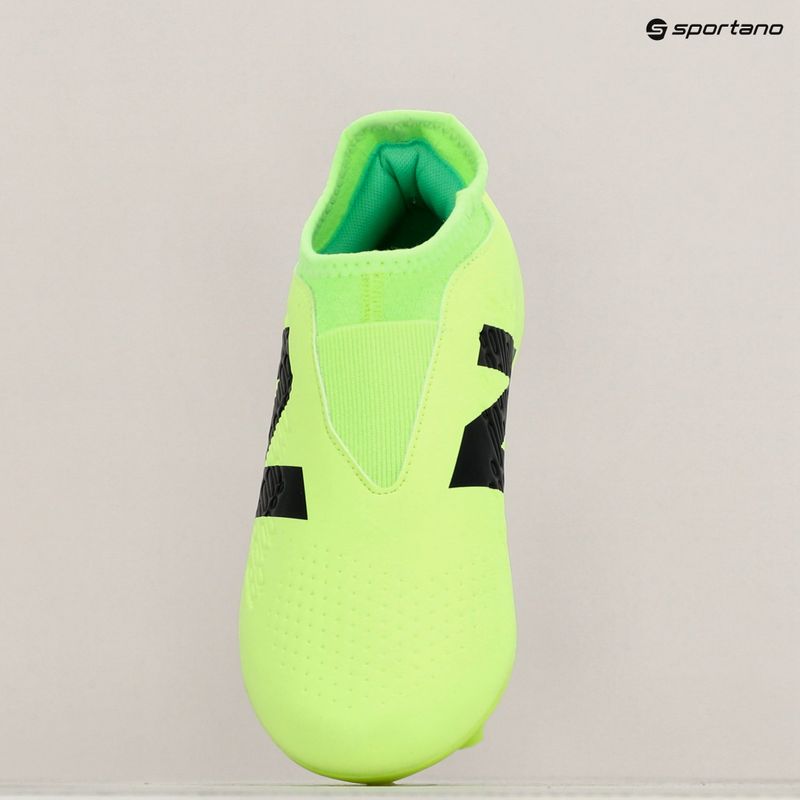 Scarpe da calcio per bambini New Balance Tekela Magique JNR FG V4+ bleached lime glo 9