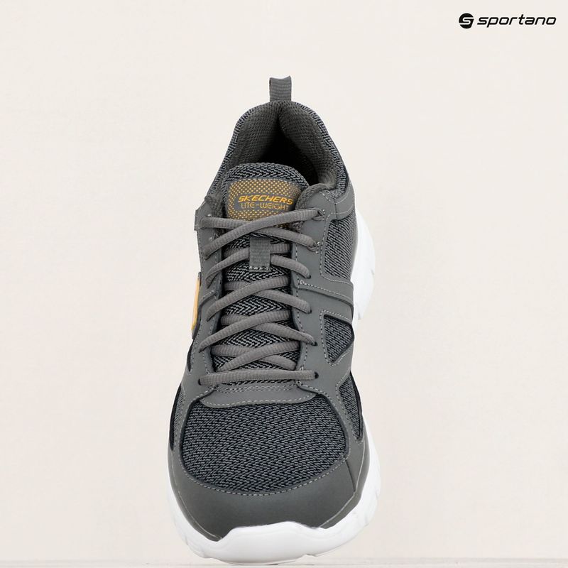 SKECHERS Brucia Agoura carbone scarpe da uomo 13