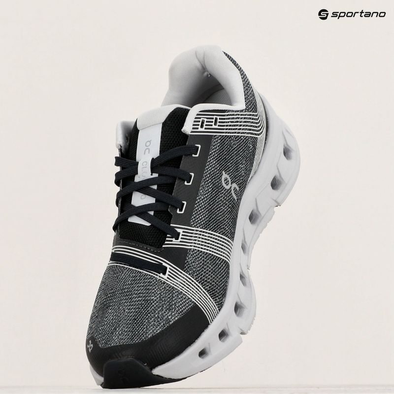 Scarpe da corsa On Running Cloudgo nero/ghiacciaio da uomo 16