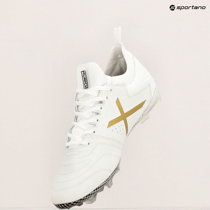 Scarpe da calcio MUNICH Trick FG blanco 9
