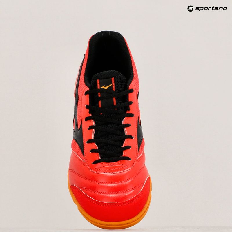 Scarpe da calcio da uomo Mizuno MRL Sala Club TF rosso radioso/nero 15