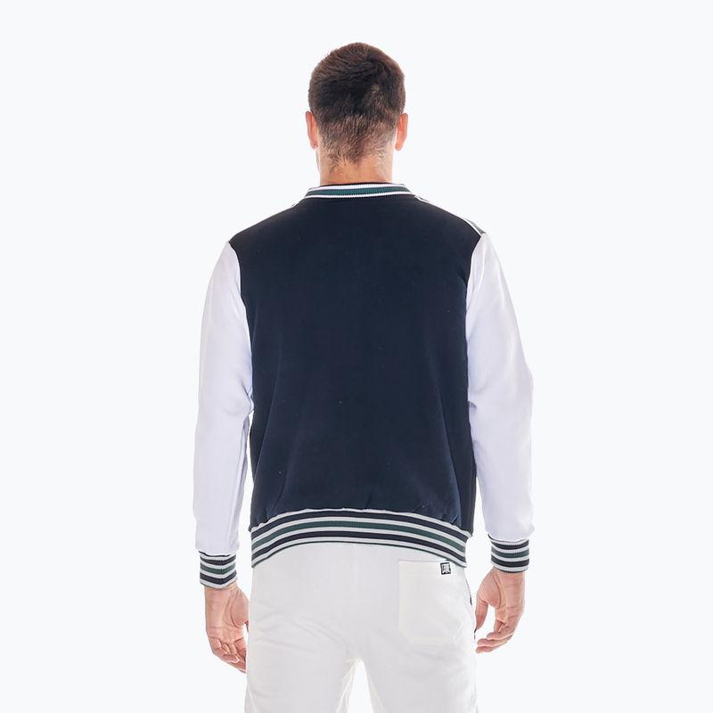 Giacca uomo LEONE 1947 College bomber blu navy 3