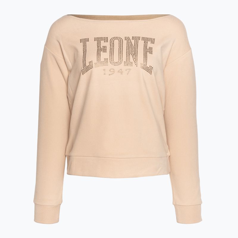 Felpa donna LEONE 1947 Chic Boxing beige 6