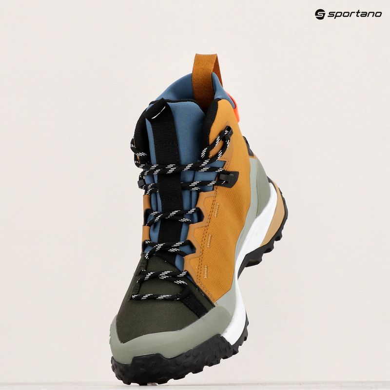 Salewa stivali da trekking da uomo Puez Mid Ptx marrone dorato/ombra 11