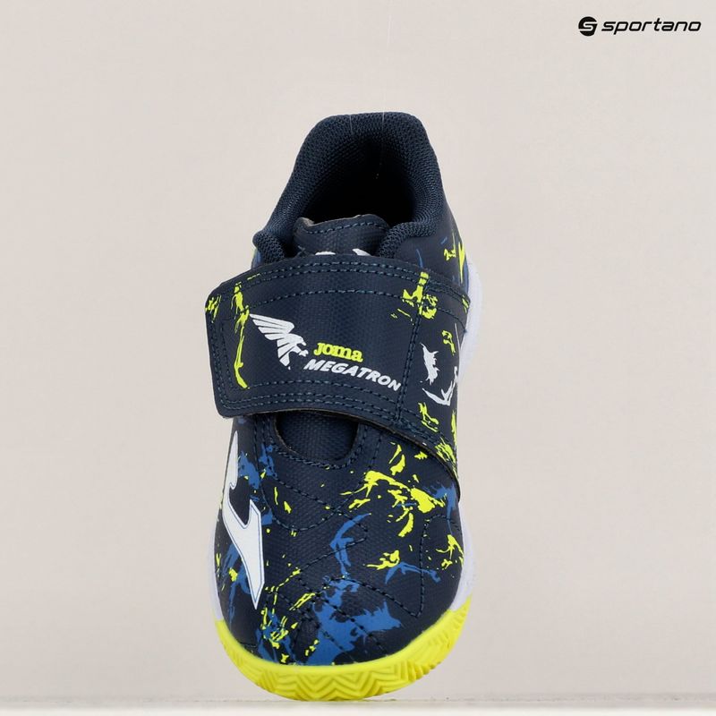 Scarpe da calcio per bambini Joma Megatron Jr IN navy/arancione 11