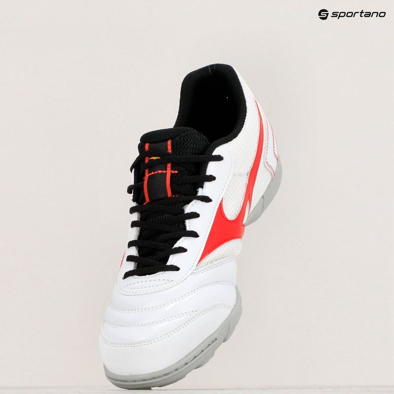 Scarpe da calcio da uomo Mizuno MRL Sala Club TF bianco/rosso radiante 15