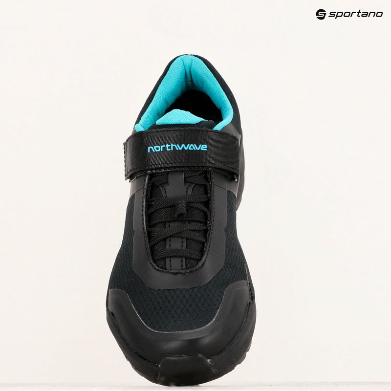 Scarpe da ciclismo MTB da donna Northwave Escape Evo 2 nero/turchese 9