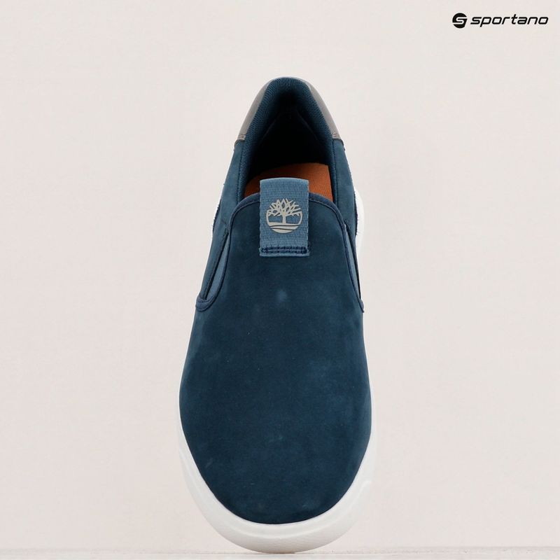 Uomo Timberland Seneca Bay Slip On scarpe in denim scuro 9
