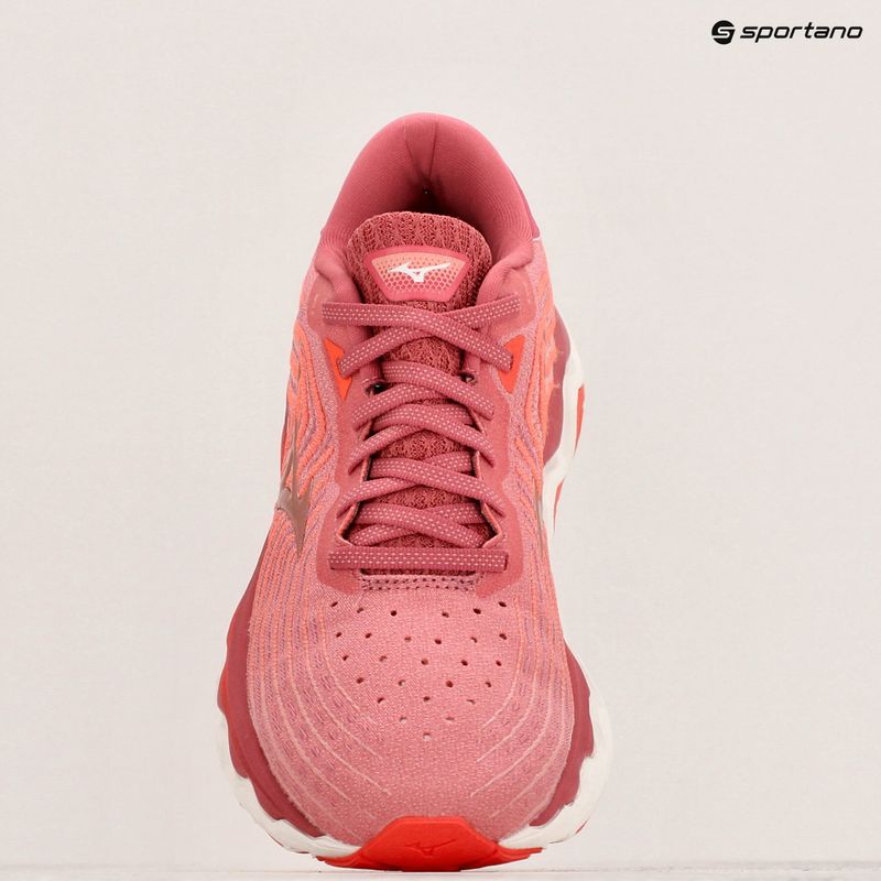 Scarpe da corsa da donna Mizuno Wave Horizon 6 rosa granata/rame rosa/persimmon 10