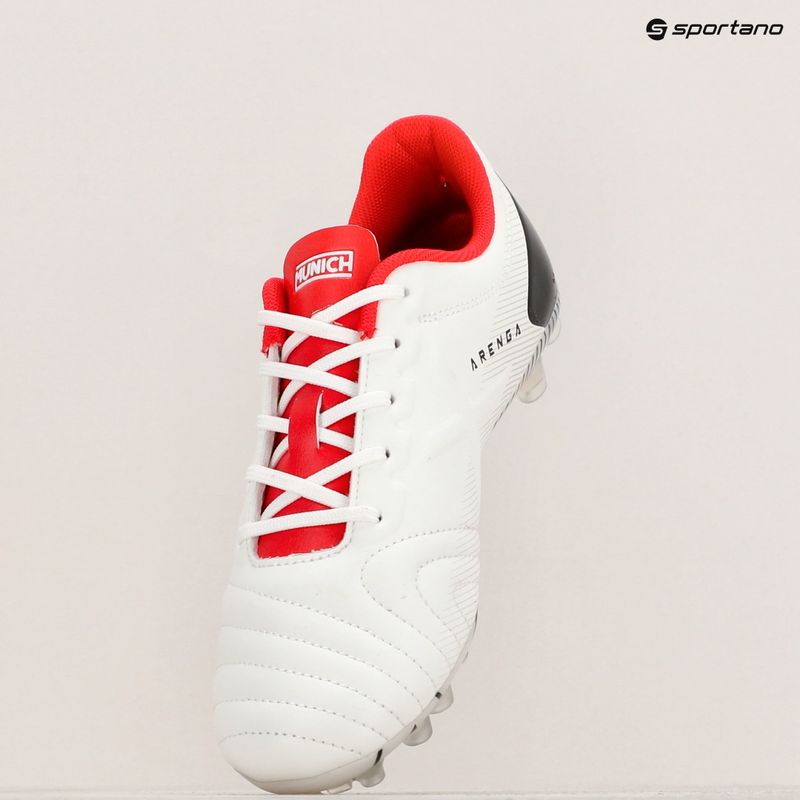 Scarpe da calcio per bambini MUNICH Arenga Kid FG blanco/rojo 14