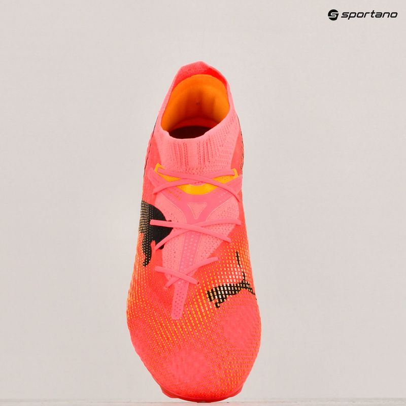 PUMA Future 7 PRO+ FG/AG sunset glow/puma nero/sun stream scarpe da calcio 16