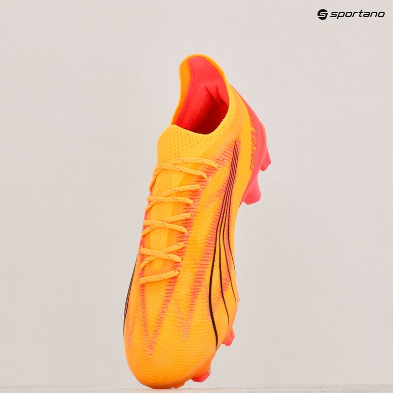Scarpe da calcio PUMA Ultra Ultimate FG/AG sunset glow/puma nero/sun stream 19