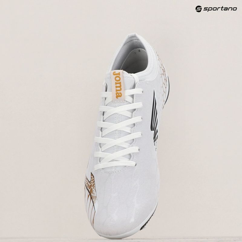 Scarpe da calcio Joma Gol FG da uomo, bianco/oro 11