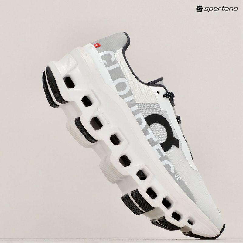 Scarpe da corsa da donna On Running Cloudmonster allwhite 19