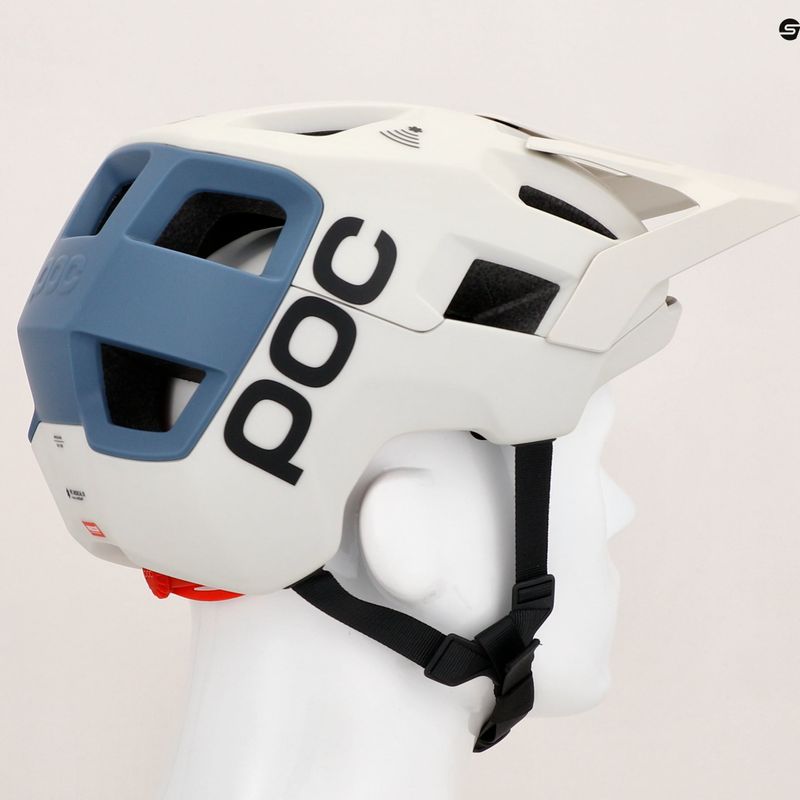 Casco da bicicletta POC Kortal Race MIPS selentine off-white/calcite blue matt 8