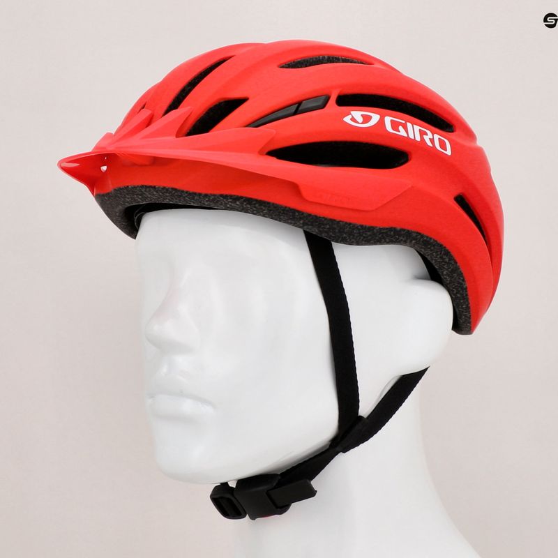 Casco da bicicletta Giro Register II opaco rosso brillante/bianco 7