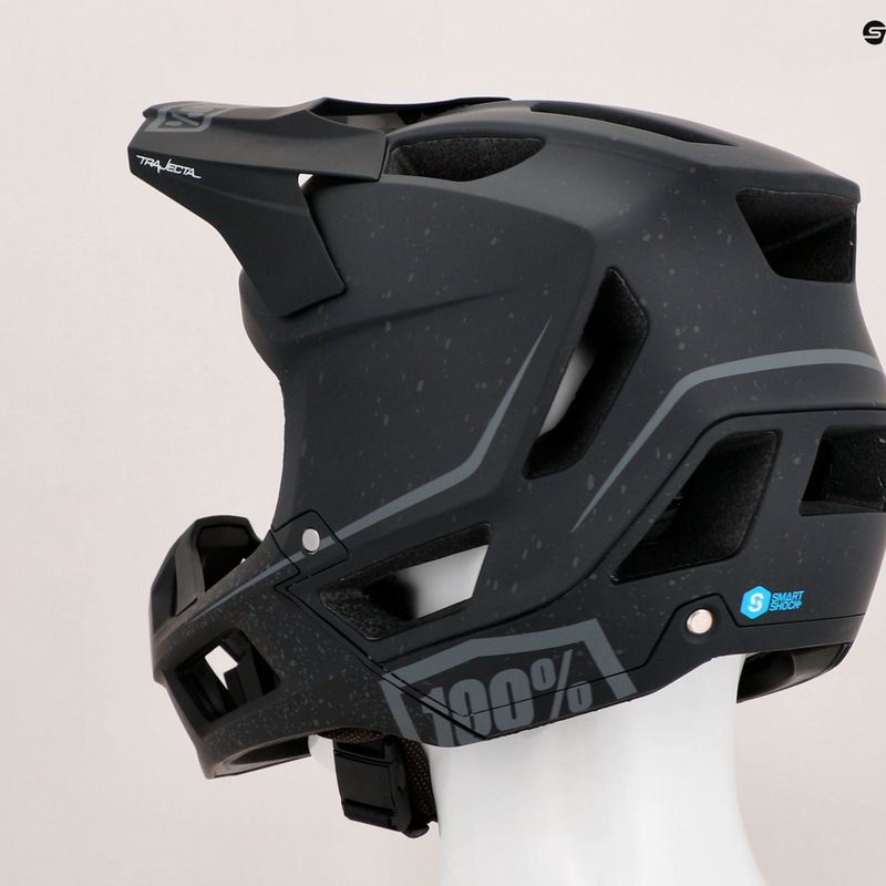 Casco bici 100% Trajecta Fidlock nero 9