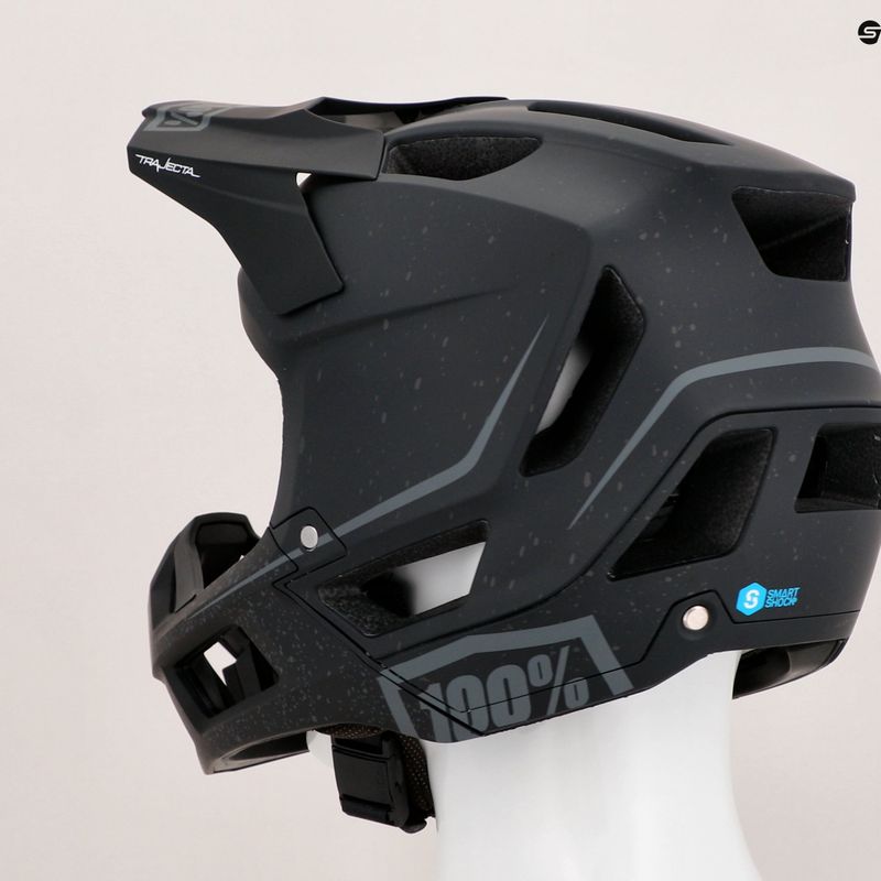 Casco bici 100% Trajecta Fidlock nero 9
