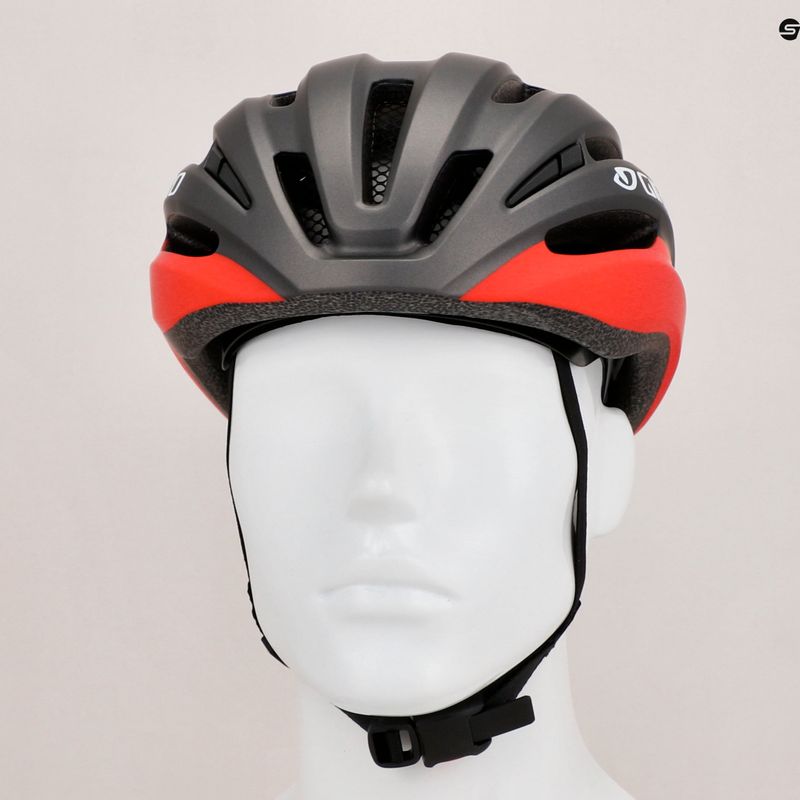 Giro Isode II Integrated MIPS casco da bicicletta nero opaco/rosso 10