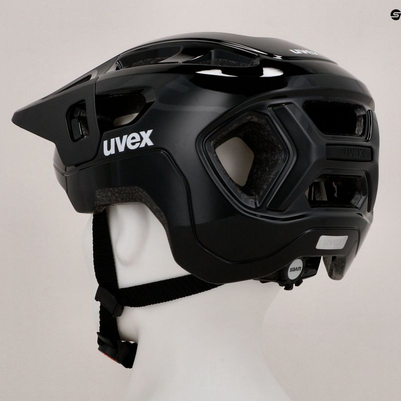 Casco da bici per bambini UVEX React Jr nero 8