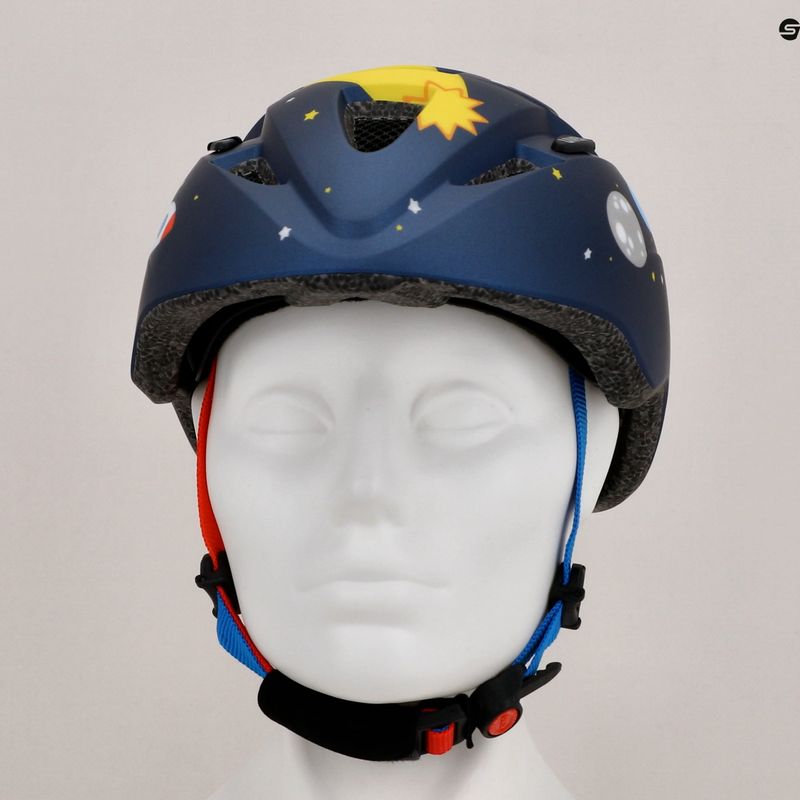 Casco da bici per bambini UVEX Kid 2 CC blu scuro rocket matt 13