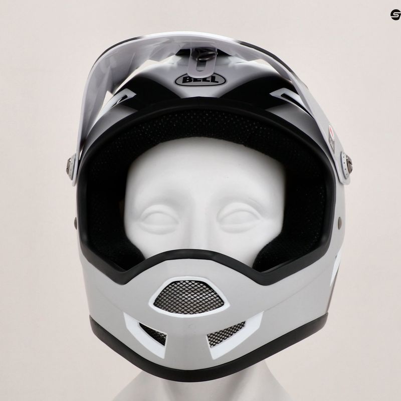 Casco da bici Bell Sanction bianco/nero opaco 8