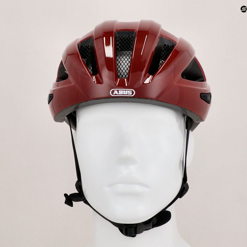 ABUS casco da bicicletta Macator rosso bordeaux 8