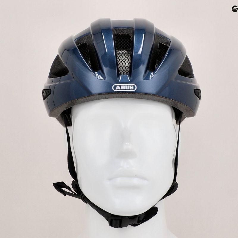 Casco da bicicletta ABUS Macator blu notte 11