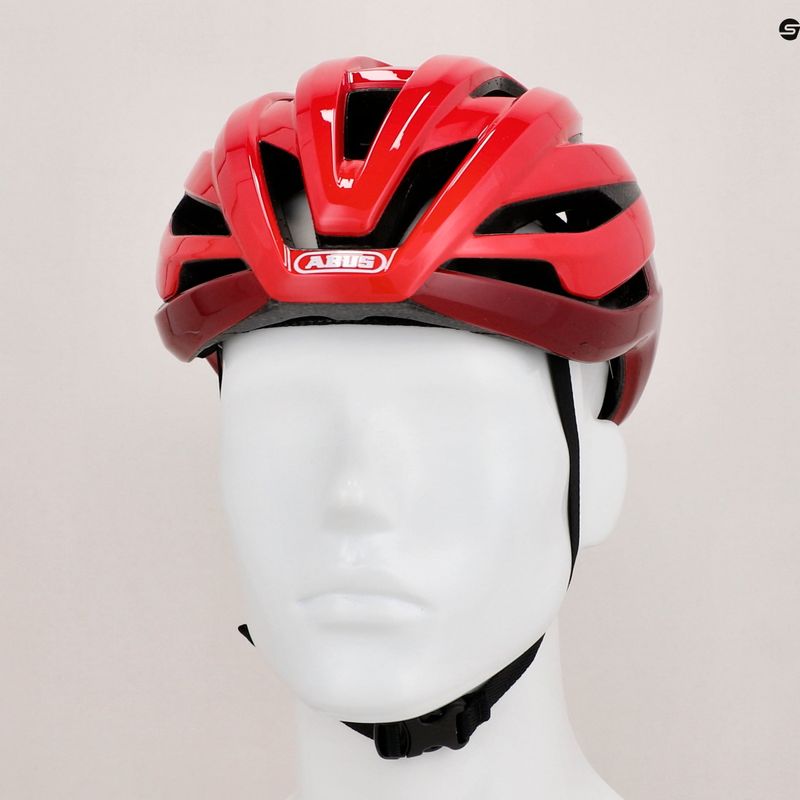 Casco da bicicletta ABUS StormChaser rosso fiammante 9