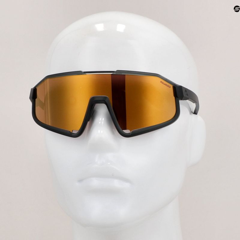 Occhiali da sole da uomo Quiksilver Slash Polarised smoke/gold 7