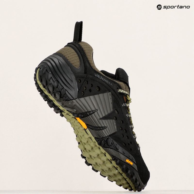 Merrell Intercept, scarpe da trekking da uomo, nero/nocciola 11