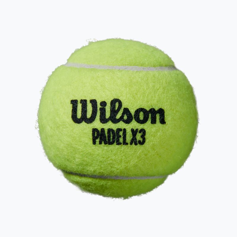 Palline Wilson Padel Speed 3 pezzi giallo WR8901101001 2